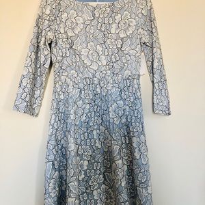 Eliza J Blue Lace Dress